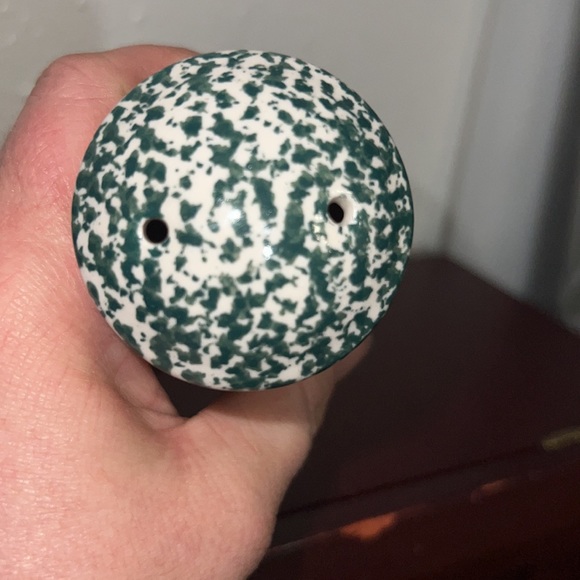 Vintage Atico Intl Let It Snow Christmas Stoneware Shaker 1998 Tableware Holiday - Picture 3 of 5